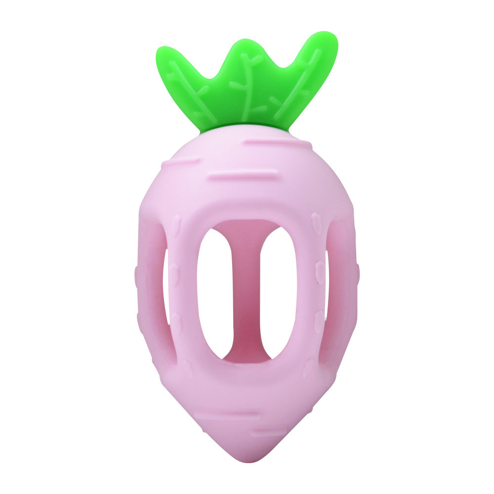 Wholesale 10PCS/PACK Silicone Cute Radish Teether